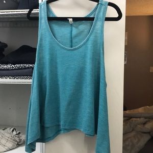 Teal Crop Top